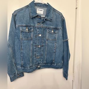 ( NWT) Old Navy Distressed classic Jean Jacket for Women